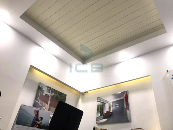 thanh siding xi măng giả gỗ ốp trần nội thất