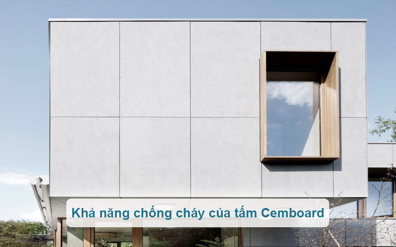 Thông tin số liệu về khả năng chống cháy của tấm Cemboard