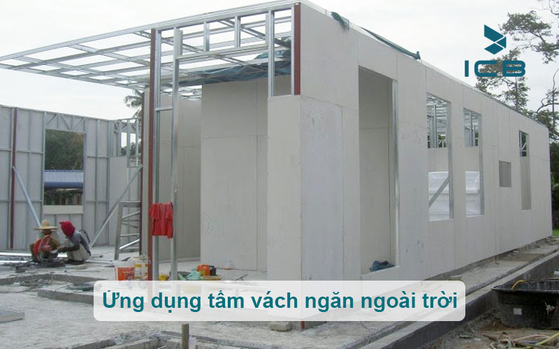 Ứng dụng tấm vách ngăn ngoài trời Cemboard