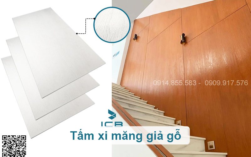 tấm xi măng giả gỗ là gì