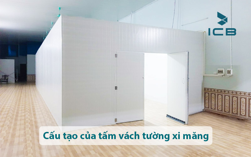 Cấu tạo của tấm vách tường xi măng